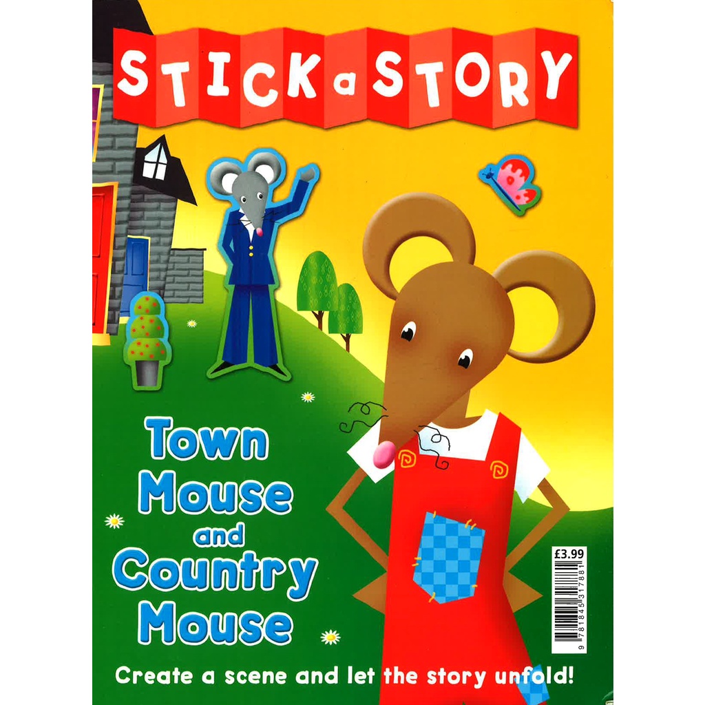ACTIVITY BOOK TOWN MOUSE AND COUNTRY MOUSE BUKU ANAK BBW
