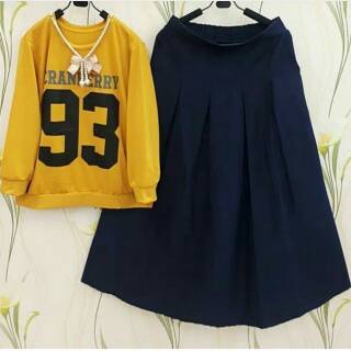  Rok tutu Bahan wolfis mix tile Ukuran All size fit L 