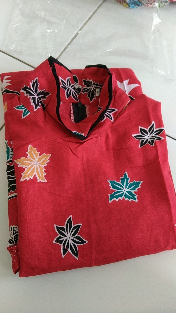 Tunik Jamu Gendong 2 Atasan Batik Kerja Modern Kasual Elegan Kondangan