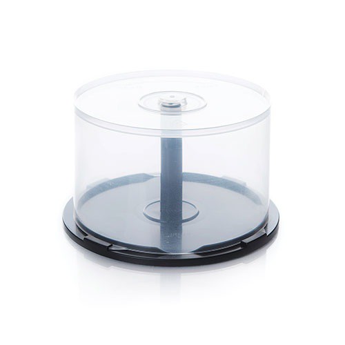 Tempat Penyimpanan CD DVD isi 50 kepingTabung Disc Plastik