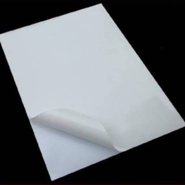 

Kertas Sticker Glossy Ukuran A4 Isi 20 lembar