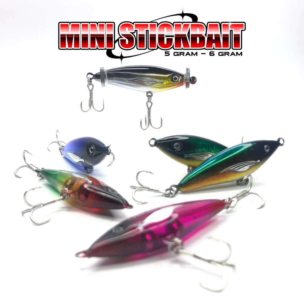 Umpan Casting Lure Mini Stickbait Sinking 5gr - 6gr Ultralight Fishing