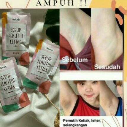Scrub rempah pemutih ketaik/ leher Terbukti ajaib