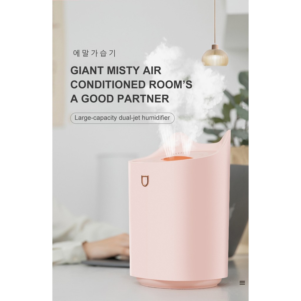 H2O Air Humidifier 3300ml Ultrasonic Aroma Diffuser Double Spray