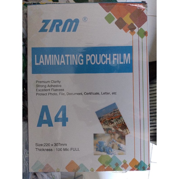 

ZRM Plastik Mika Laminating A4 / kuarto