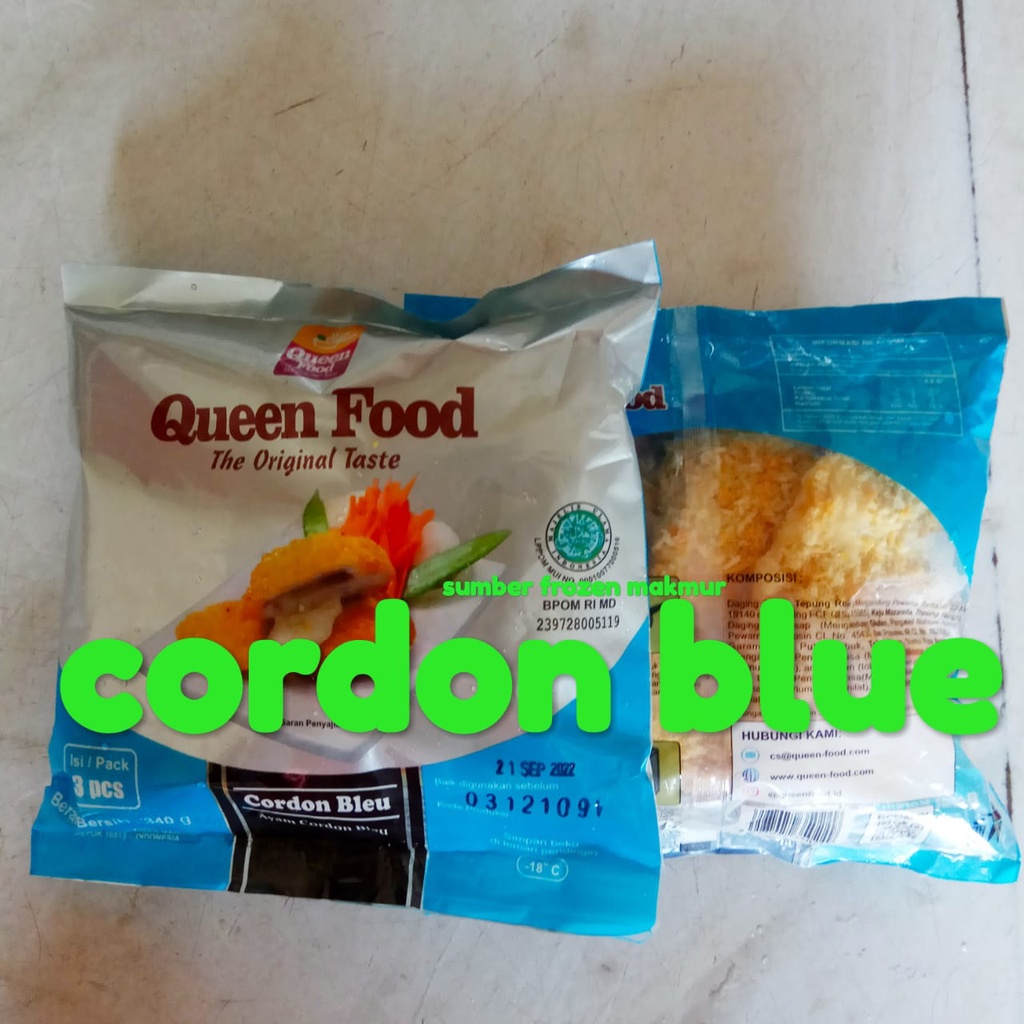 

cordon blue queen food 340 sumber frozen makmur