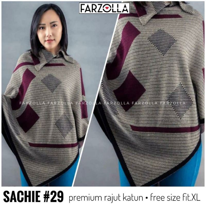 SACHIE #29 BY FARZOLLA||PREMIUM RAJUT KATUN FREE SIZE FIT XL