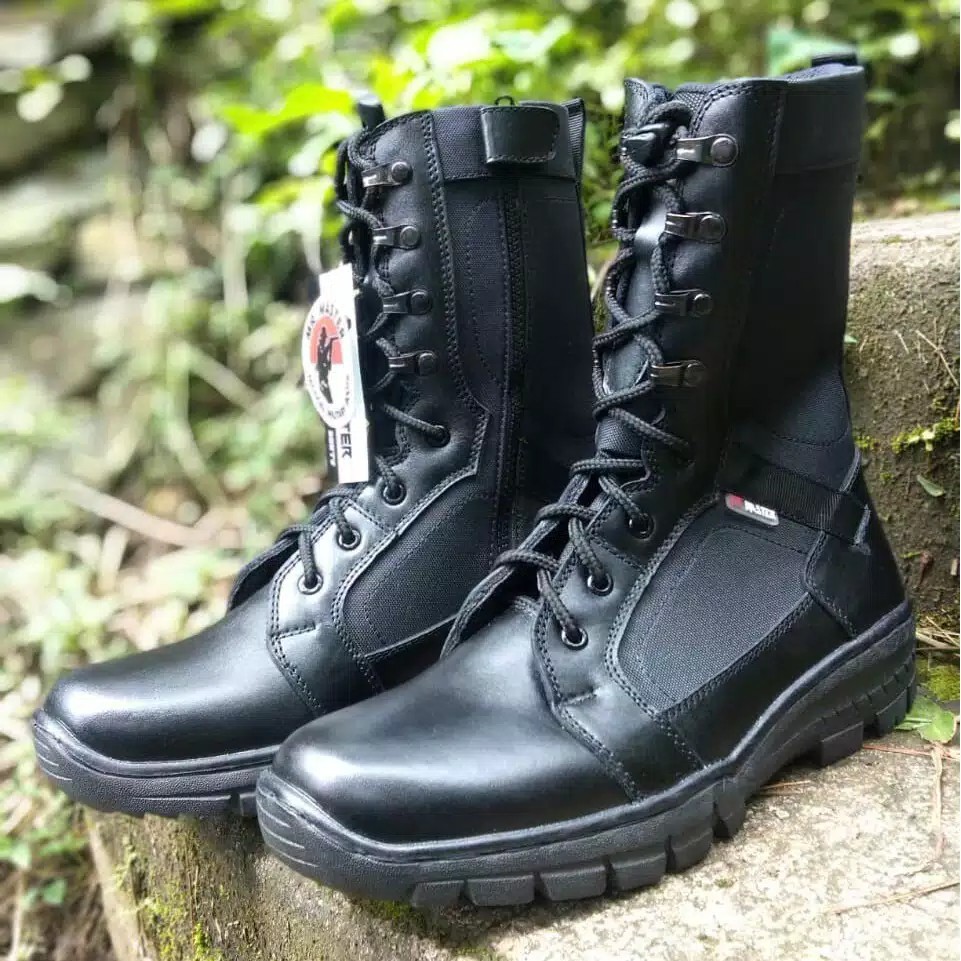 Sepatu Pdl Master Swat Asli Kulit Sapi Sepatu PDL Tni Polri Security Satpam Sepatu Boots Pria Wanita