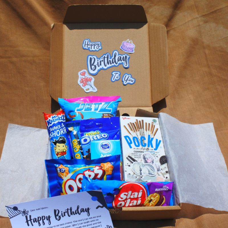 

GIFT BOX // HAMPERS // SNACK BOX // BIRTHDAY GIFT // WISUDA // ANNIV // GWS // WEDDING