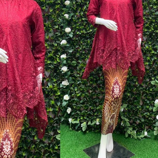 ➫ kebaya sanghai busui payet / kebaya wisuda / ocean kebaya / kebaya modren ✤