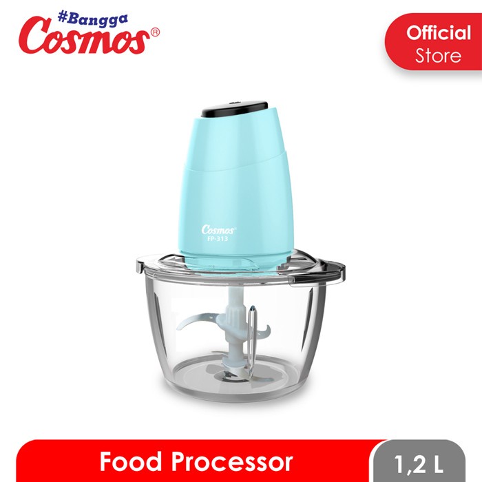 COSMOS CHOPPER / FOOD PROCESSOR FP313 / FP 313 / FP-313 (KACA / 1,2 LITER) GARANSI RESMI