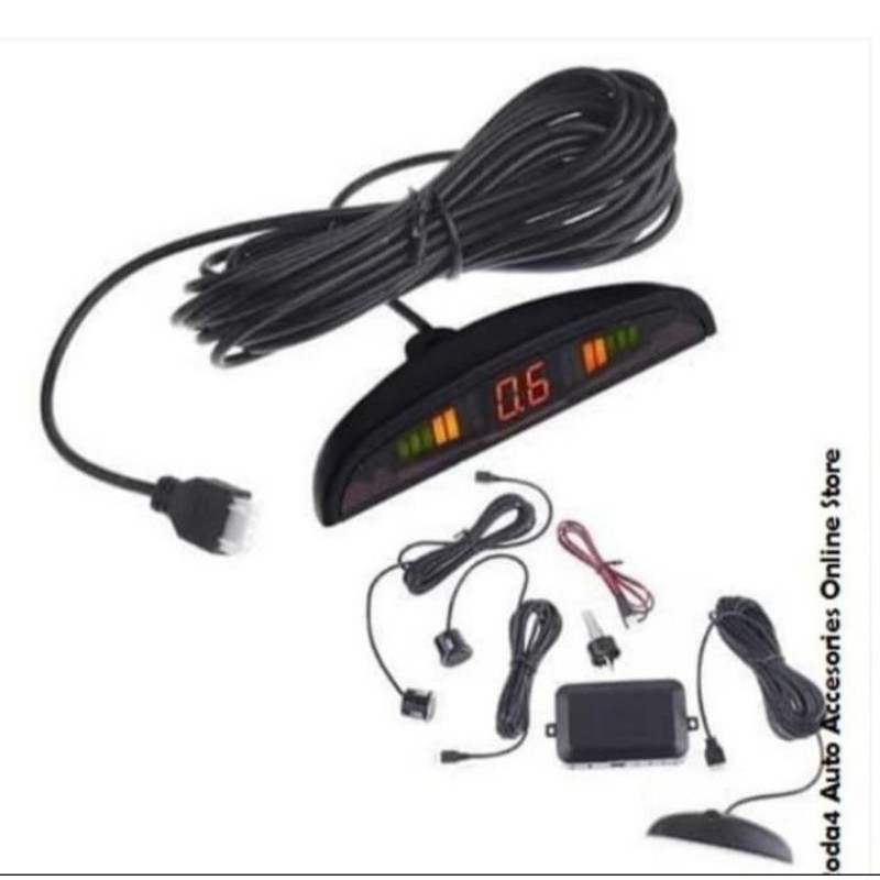 Sensor parkir 2 titik meter LED Display MOBILIO