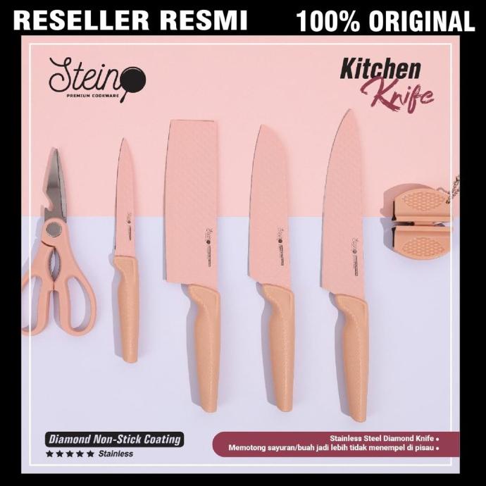 

Ag77Z75 Steincookware Stein Knife Set Pisau Set Diamond 85Yq1056R5