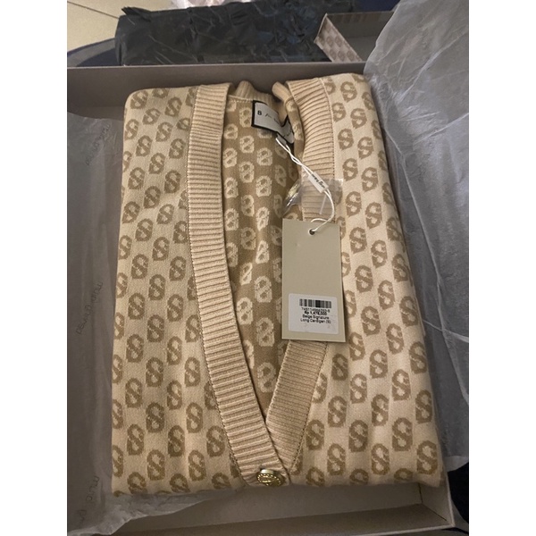 preloved sweatshirt cardi long benang jarum buttonscarves