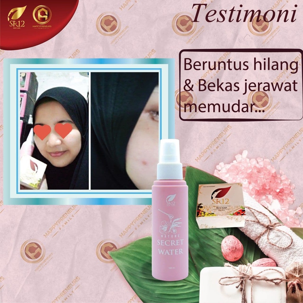 Setting spray Sr12 Mengunci make up Menyegarkan wajah Facial spray Tahan lama Melembabkan wajah Glowing 60ml Bpom Saudagarsr12