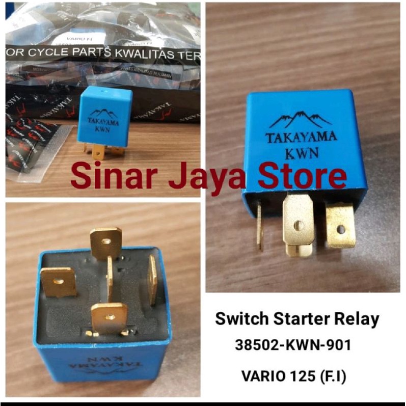 Jual Switch Starter Relay/Otomatis Starter/kodok starter Vario 125 FI