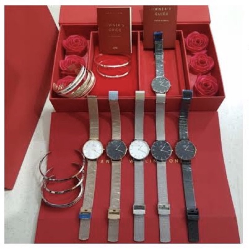 [BOUQUET PACKAGE] Jam Tangan Paket Daniel Wellington Wanita