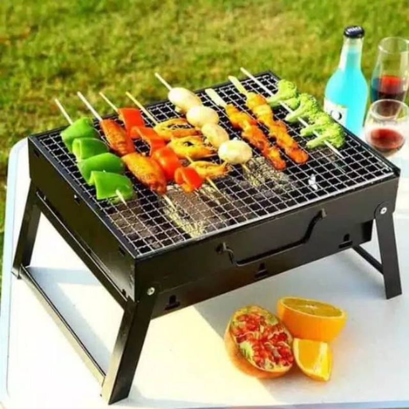 (ADL) PANGGANGAN BBQ LIPAT ALAT BAKAR PORTABLE TERMURAH MEDAN