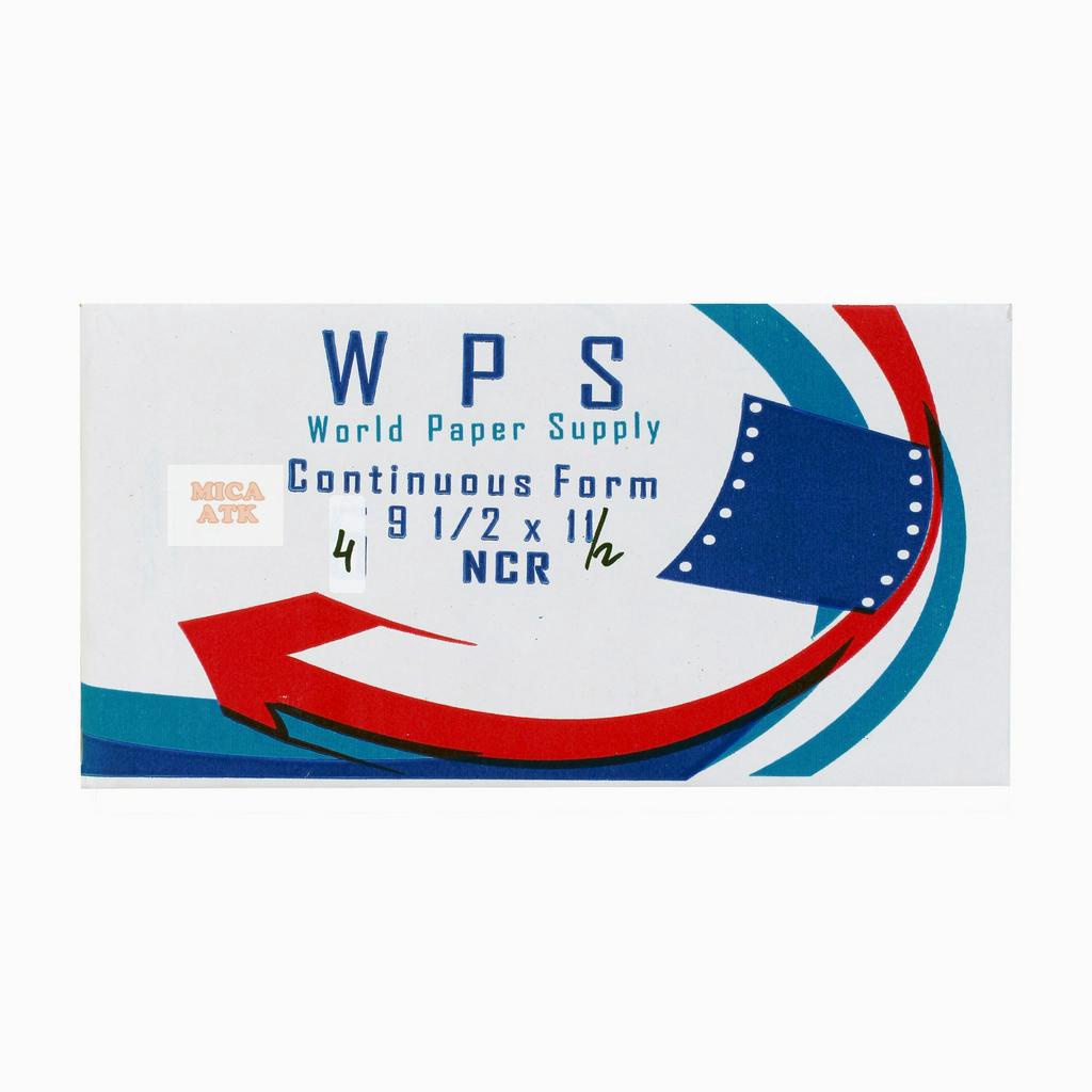 

WPS Continous Form 9 1/2 x 11/2 4Ply Kertas Komputer [ K4/2 ]