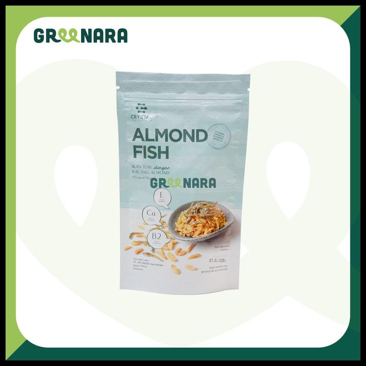

Crystal Of The Sea Almond Fish Snack 80Gr / Ikan Teri Jengki Almond