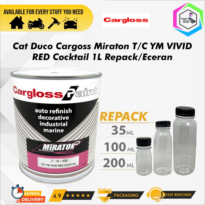 Cat Duco Cargloss Miraton TC YM VIVID RED COCKTAIL 1L