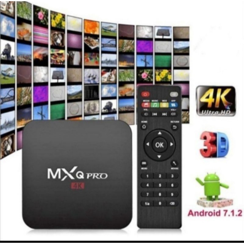 MXQ Pro 4K Android Box Smart TV Box Quad Core Produk Terbaik BPS