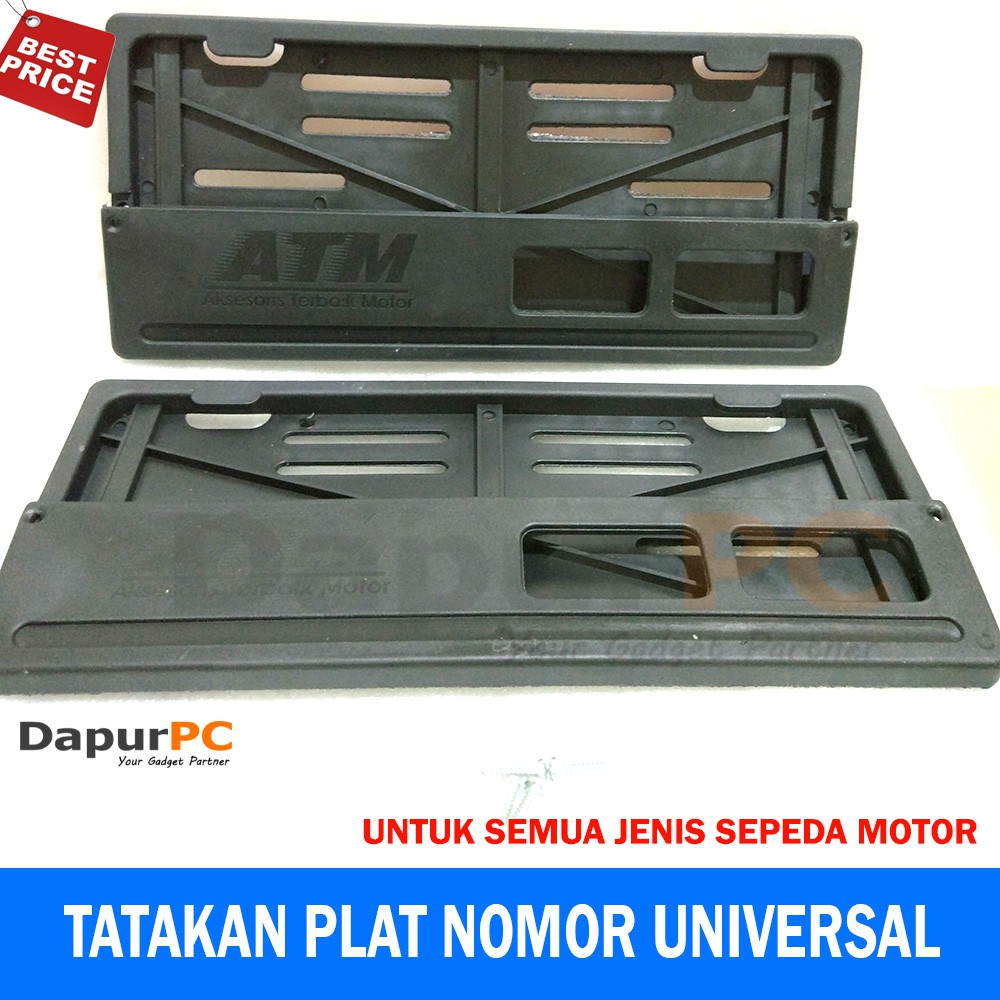 Tatakan Plat Nomor Dudukan Plat Nomor Variasi Motor License Plate