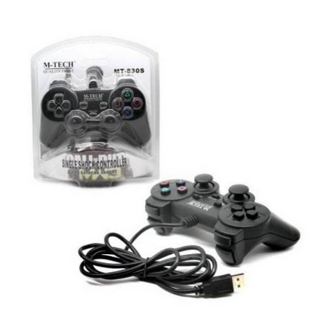 ITSTORE Game pad single hitam // Stik pc single hitam // stik pc getar kwalitas super gamepad joystick