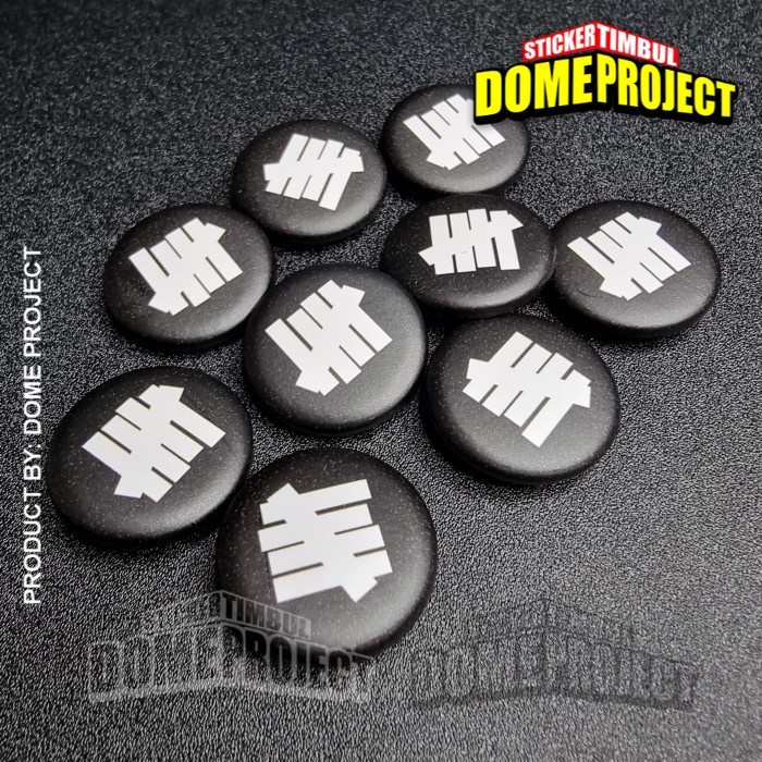 UNDEFEATED PIN PENITI 25MM BUTTON PIN AKSESORIS ROMPI TAS