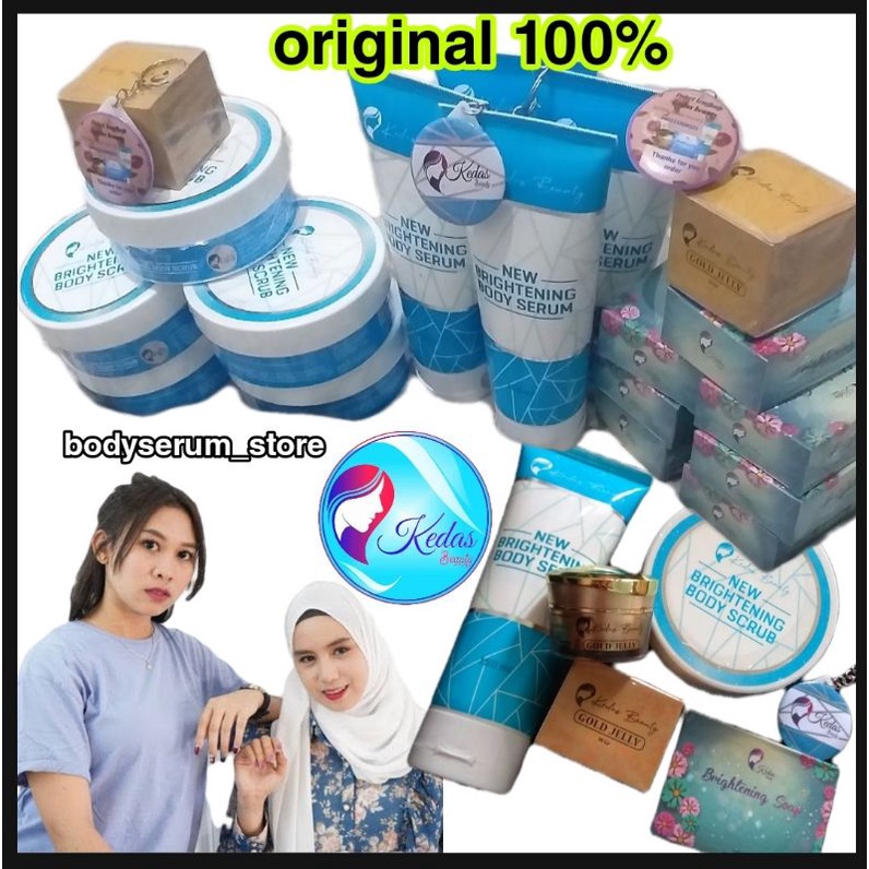 SABUN ASLI DAN GOLD JELLY PAKET KEDAS BEAUTY ORI 100% BPOM PEMUTIH KULIT WAJAH PEMUTIH KULIT BADAN