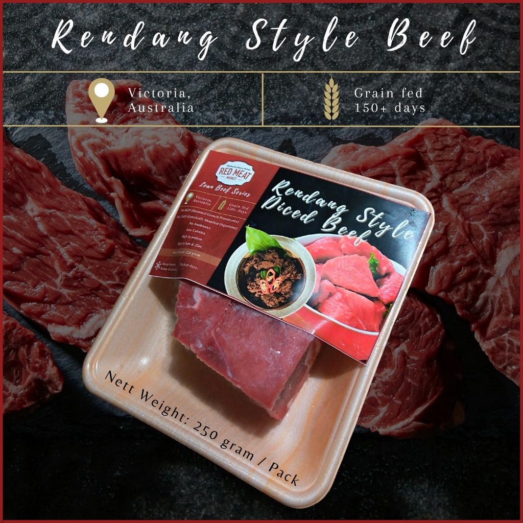 

Redmeat Market Lean Beef Series (Rendang Style Diced Beef)