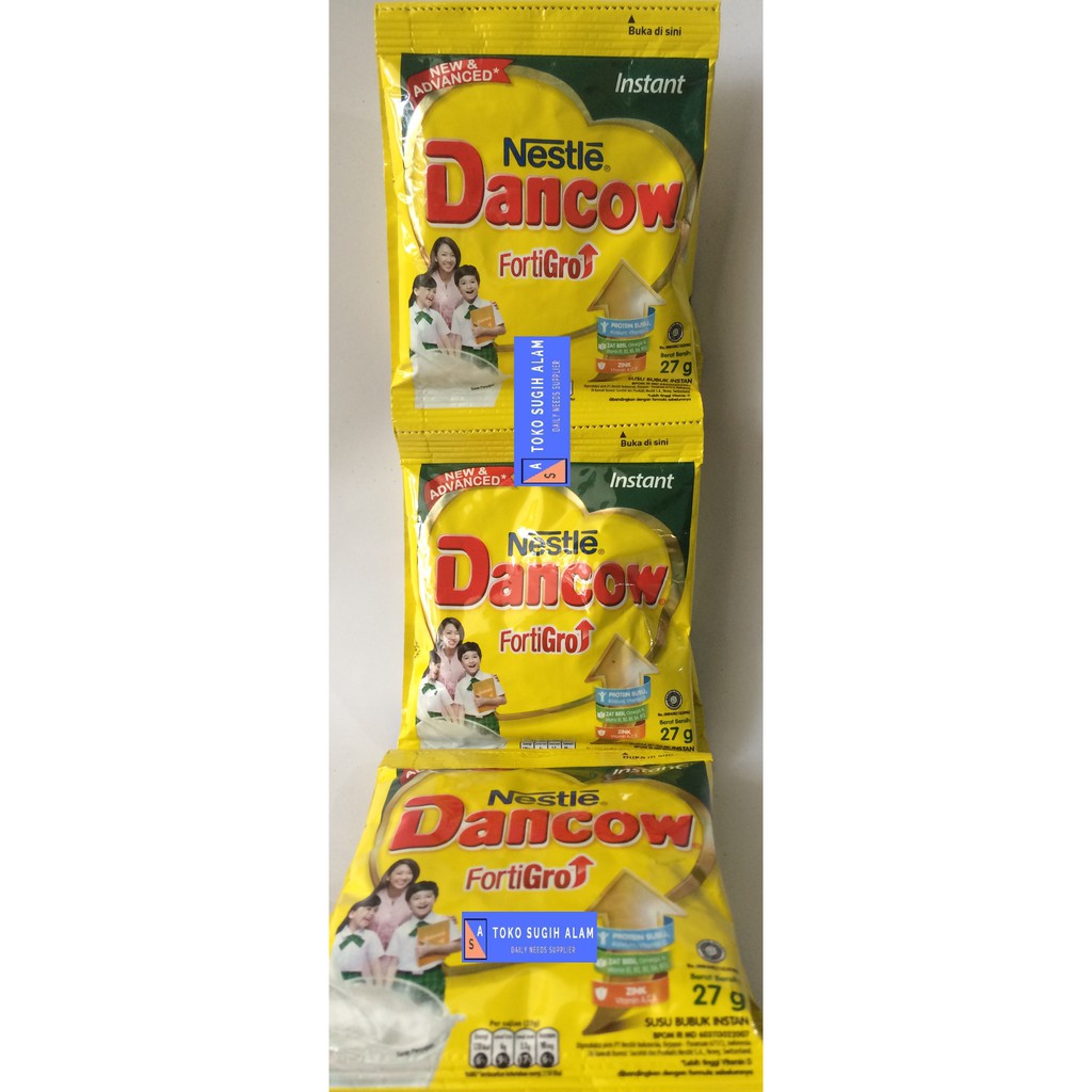 

DANCOW SUSU INSTANT FORTIGRO SACHET 10X26GR