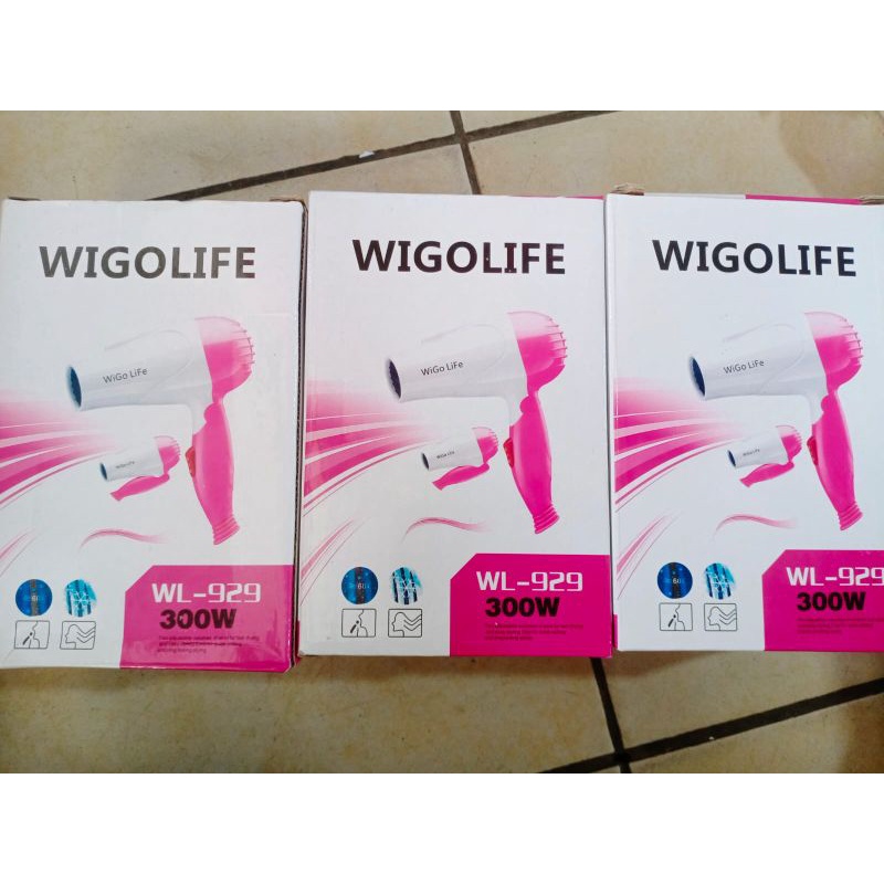 Alat Pengering Rambut / Hair Dryer Wigolife WL 929 300 Watt / Hair Dryer SNI