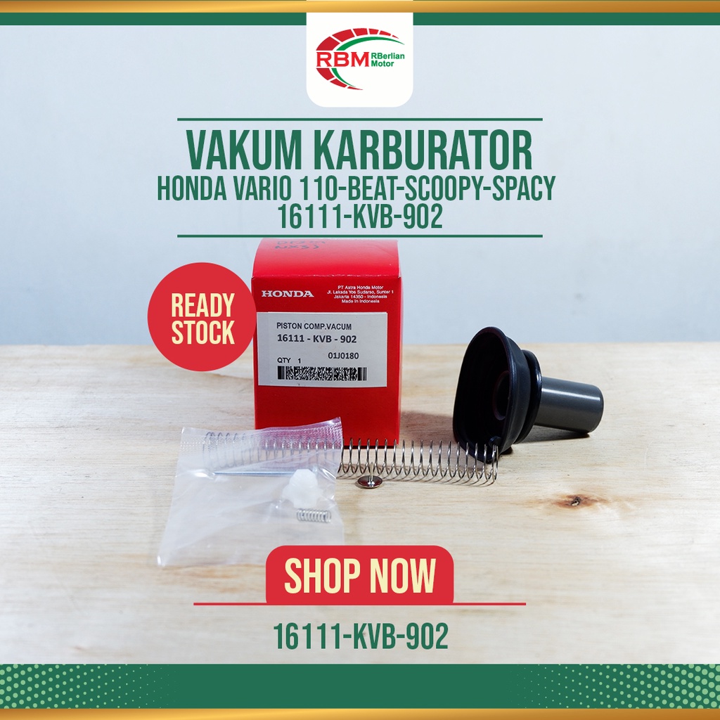 VAKUM KARBURATOR HONDA VARIO 110-BEAT-SCOOPY-SPACY 16111-KVB-902 | MURAH COD