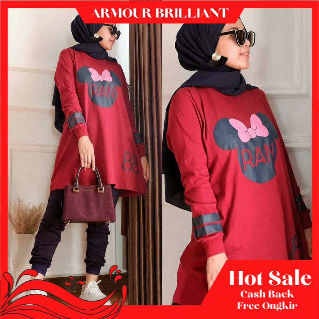 STELAN JUMBO WANITA MUSLIM_STELAN TUNIK DAN CELANA JUMBO MUSLIM-STELAN HIJAB JUMBO