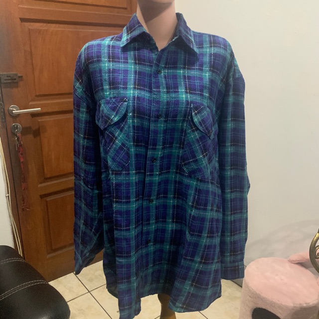 Oversized flanel boyfriend (preloved-no defect)