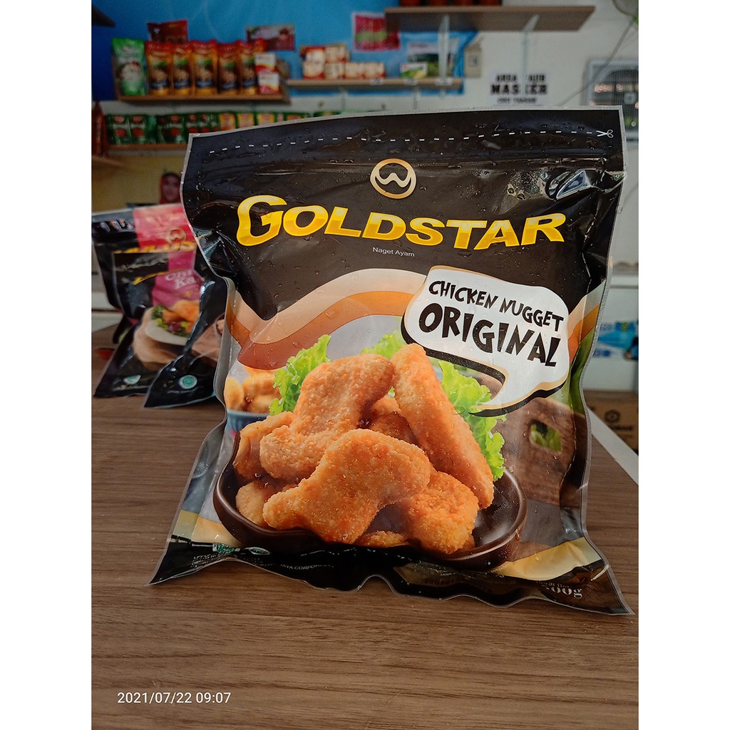 

Goldstar chicken nugget original 500gr