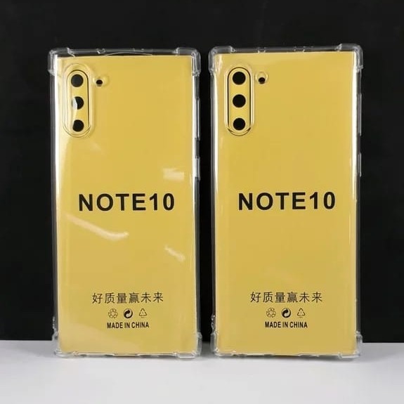 SAMSUNG NOTE 10/ SAMSUNG NOTE 10 PLUS CASE SOFTCASE ANTI CRACK SOFT, CLEAR BENING