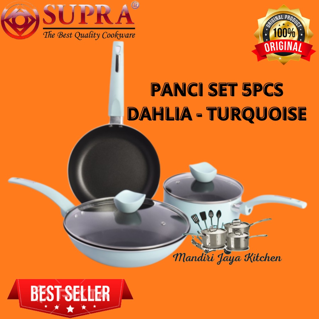 Panci SUPRA 5pcs EDISI Chef Renata/NEW Panci SUPRA 5pcs DAHLIA