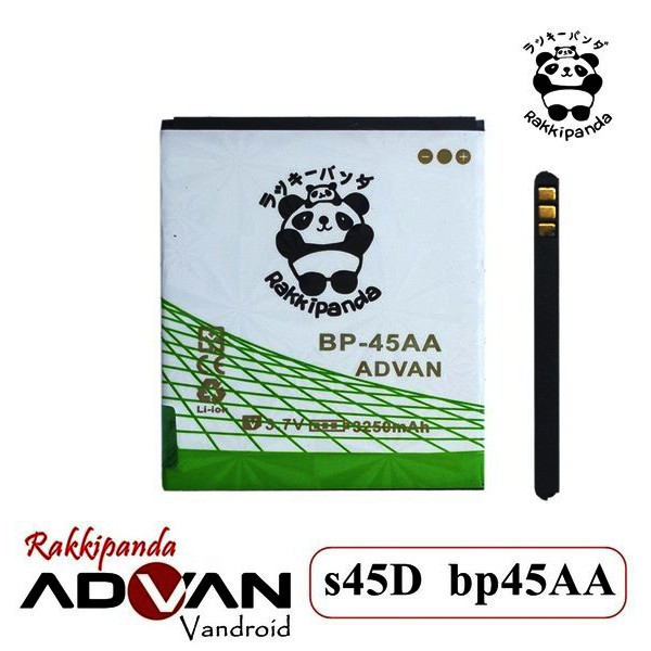 Advan BP45AA  Batre Dobel Power Advan BP45AA ADVAN S45D Dobel IC Power Rakkipanda Baterai