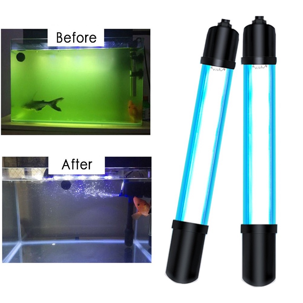 YANG LAMPU CELUP UV 20 watt 20W ultraviolet LAMP sterilisasi kolam aquarium aquascape toren air