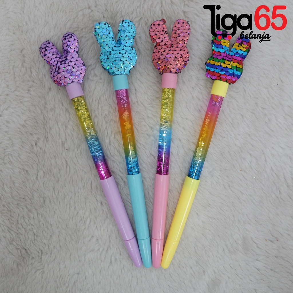 365 GEL PEN #41153 Pulpen Gel Glitter Karaker Lucu