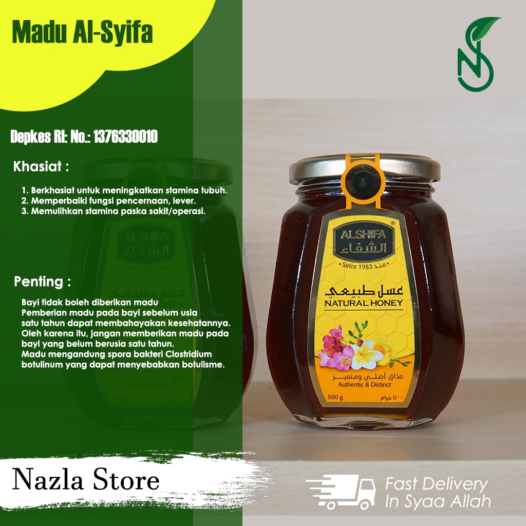 

MADU ALSHIFA NATURAL HONEY 500G