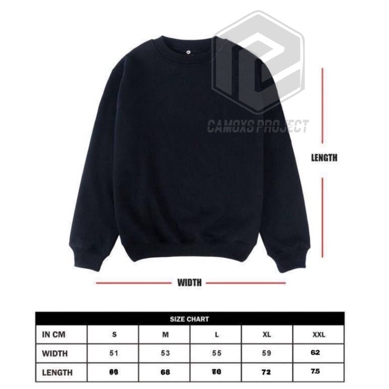 Sweater Crewneck Pria Original Brand Lokal Sweter Krunek Cowok Cewek Oversize Suiter Switer