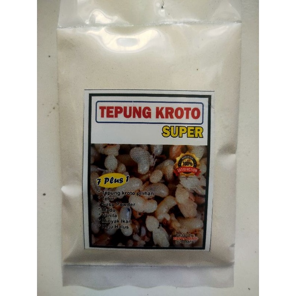 tepung kroto ketoro / tepung jangkrik pakan burung