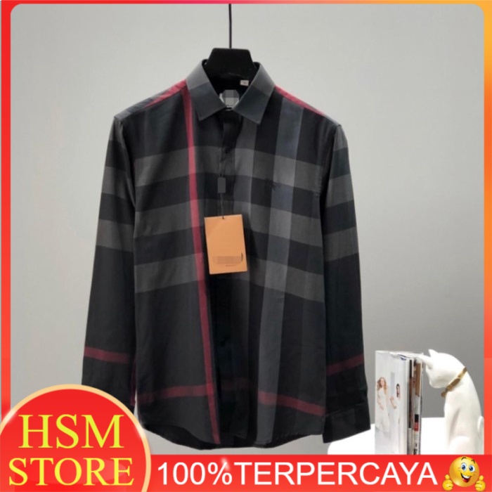 kemeja pria burberry mirror /ag2018