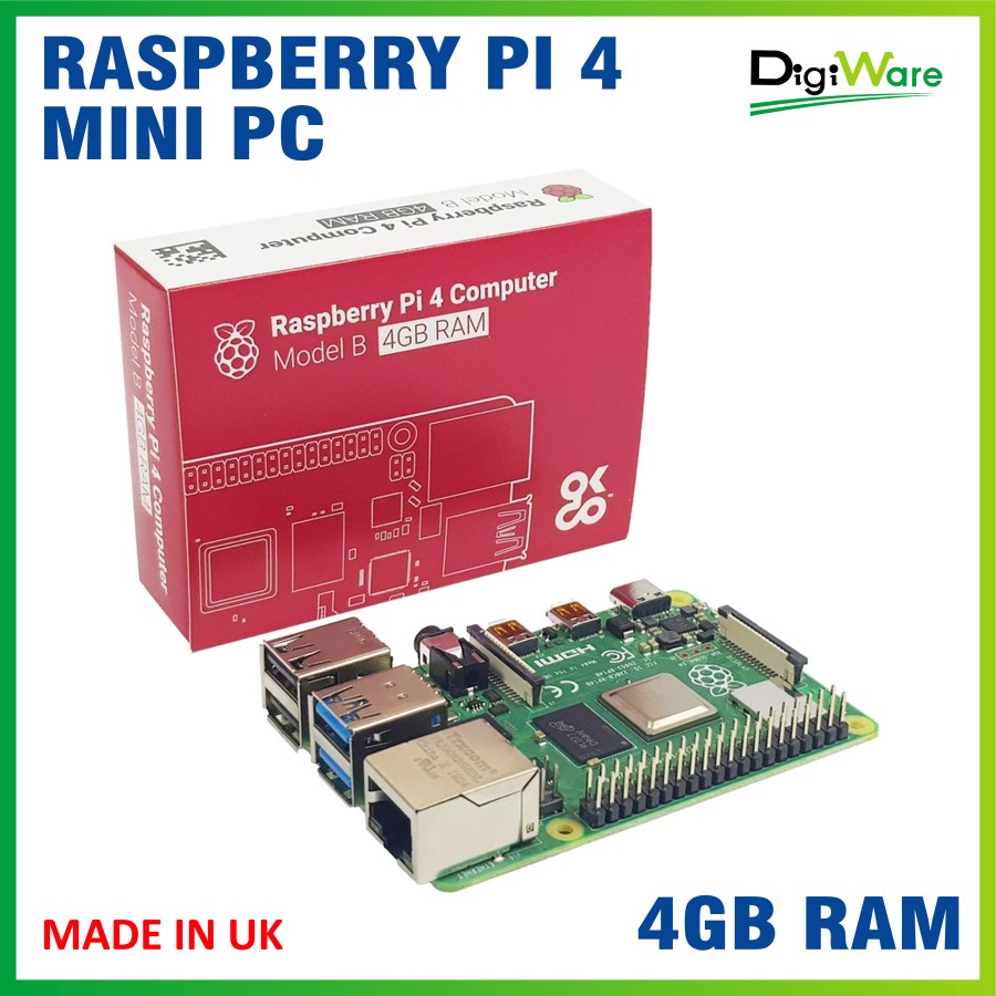 Raspberry Pi4 Raspberry Pi 4 RAM 4GB Made In UK