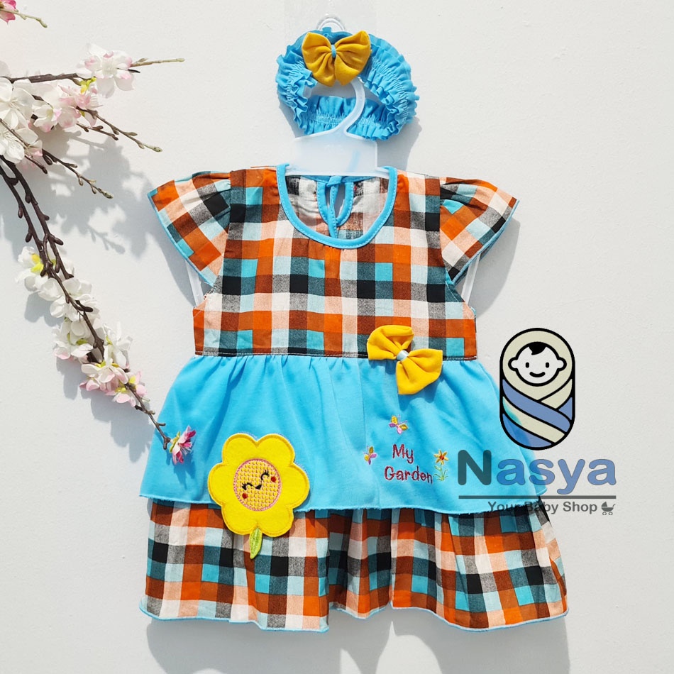 [P-018] Dress Bayi (0-6 bulan) / Setelan Bayi Perempuan Motif Bunga