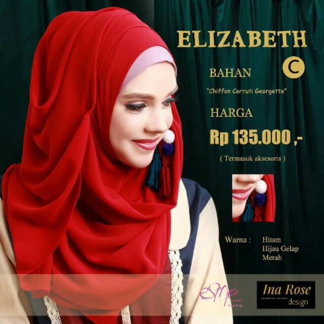 Hijab InA Rose ORI - Elizabeth