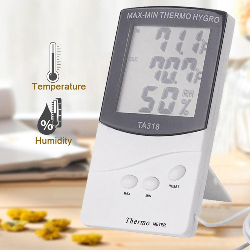 [Elegan] Thermometer Digital High Quality Pengukur Kelembaban Ruangan Outdoor Indoor